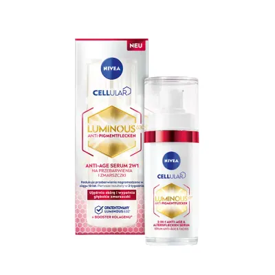 NIVEA CELLULAR LUMINOUS630 ANTI-AGE SERUM 2W1 30ML