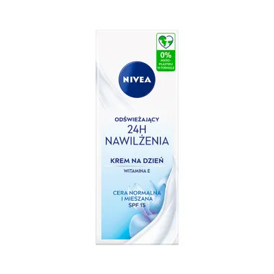 NIVEA 24H NAWILŻENIA ODŚWIEŻAJĄCY KREM DO TWARZY NA DZIEŃ 50ML