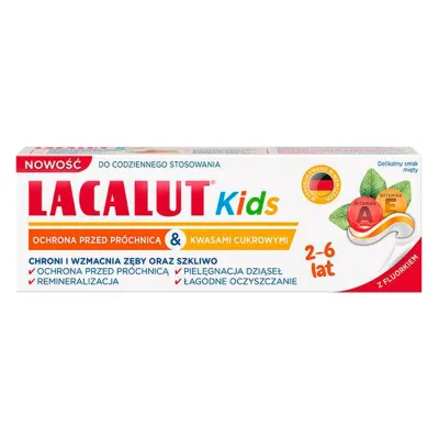 LACALUT KIDS PASTA DO ZĘBÓW DLA DZIECI 55ML