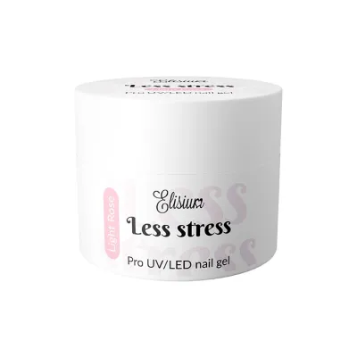 ELISIUM LESS STRESS ŻEL BUDUJĄCY DO PAZNOKCI LIGHT ROSE 40ML