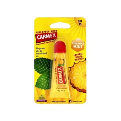 CARMEX NAWILŻAJĄCY BALSAM DO UST W TUBCE PINEAPPLE MINT 10G