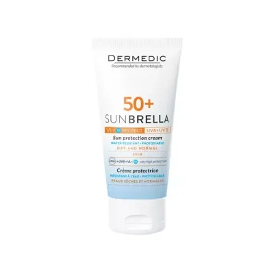 DERMEDIC SUNBRELLA KREM OCHRONNY CERA NORMALNA I SUCHA SPF50+ 50ML