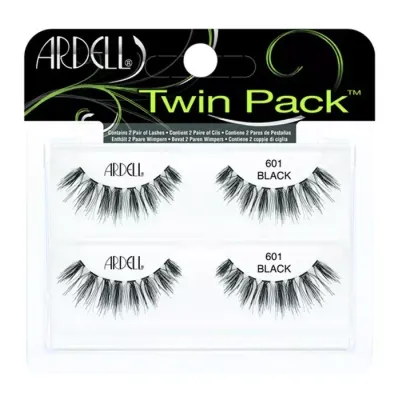 ARDELL TWIN PACK SZTUCZNE RZĘSY NA PASKU 601 BLACK 2 PARY