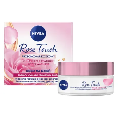 NIVEA ROSE TOUCH PRZECIWZMARSZCZKOWY KREM NA DZIEŃ 50ML