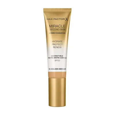 MAX FACTOR MIRACLE SECOND SKIN PODKŁAD 06 GOLDEN MEDIUM 30ML