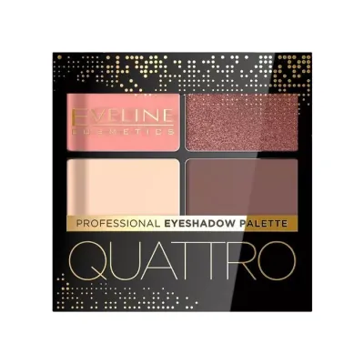 EVELINE QUATTRO EYESHADOW PALETA 4 CIENI DO POWIEK 06 3,2G