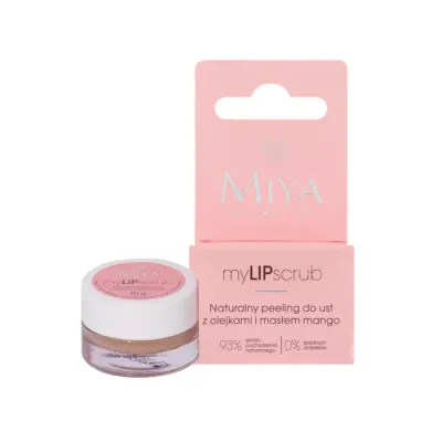 MIYA COSMETICS MY LIP SCRUB NATURALNY PEELING DO UST Z OLEJKAMI I MASŁEM MANGO 10G