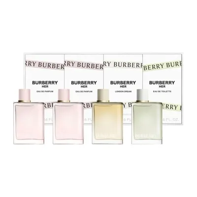 BURBERRY HER TRAVEL RETAIL EXCLUSIVE ZESTAW DLA KOBIET 4 x 5ML