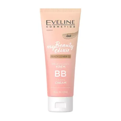 EVELINE MY BEAUTY ELIXIR PIELĘGNUJĄCY KREM BB PEACH COVER DARK 02 30ML