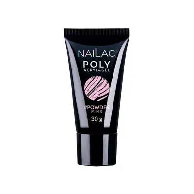 NAILAC POLY ACRYL & GEL AKRYLOŻEL #POWDER PINK 30G