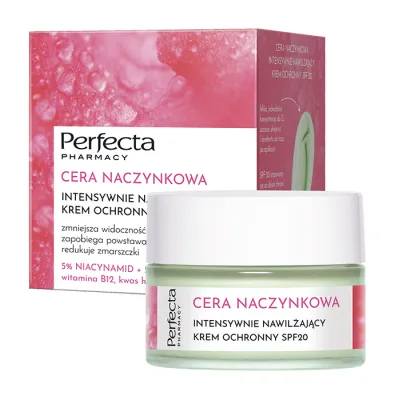 PERFECTA CERA NACZYNKOWA INTENSYWNIE NAWILŻAJĄCY KREM OCHRONNY SPF20 50ML