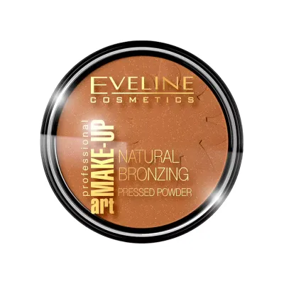 EVELINE PROFESSIONAL ART MAKE-UP NATURAL BRONZING PUDER BRĄZUJĄCY 50 SHINE 14G