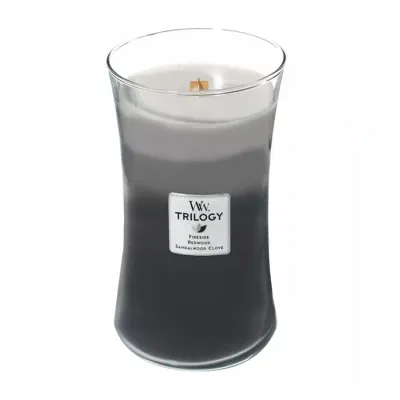 WOODWICK LARGE JAR CANDLE ŚWIECA ZAPACHOWA TRILOGY WARM WOODS 610G