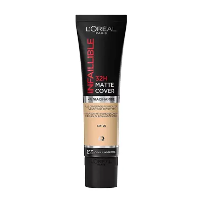 LOREAL INFAILLIBLE 32H MATTE COVER DŁUGOTRWAŁY PODKŁAD MATUJĄCY 155 30ML