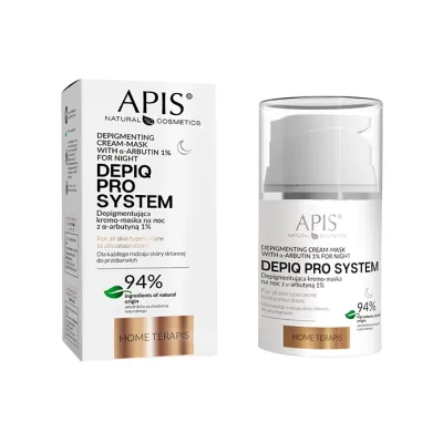 APIS PROFESSIONAL DEPIQ PRO SYSTEM DEPIGMENTUJĄCA KREMO-MASKA DO TWARZY NA NOC 50ML