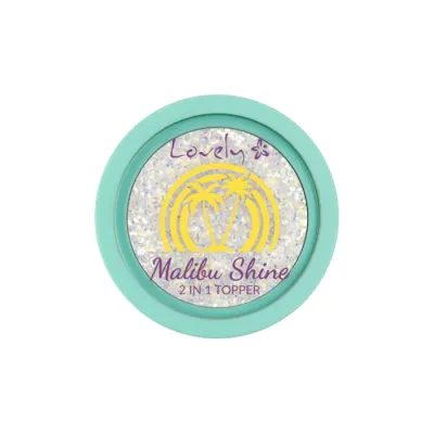 LOVELY MALIBU SHINE GLITTEROWY TOPPER 2W1 DO TWARZY I CIAŁA 1