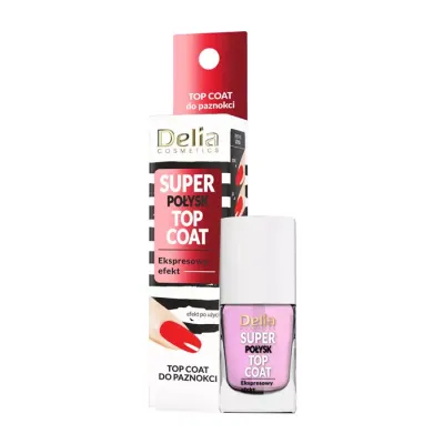 DELIA SUPER POŁYSK TOP COAT DO PAZNOKCI 11ML