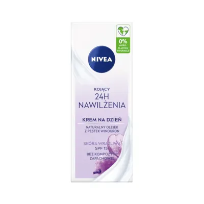 NIVEA 24H NAWILŻENIA KOJĄCY KREM NA DZIEŃ 50ML