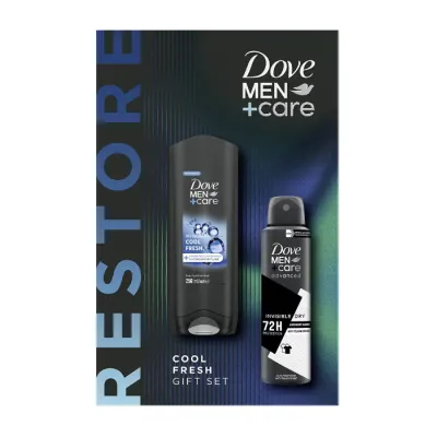 DOVE MEN+ CARE RESTORE ZESTAW KOSMETYKÓW ŻEL POD PRYSZNIC + ANTYPERSPIRANT W SPRAYU