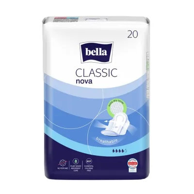 Bella Classic Nova podpaski higieniczne ze skrzydełkami 20 sztuk