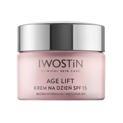 IWOSTIN AGE LIFT KREM NA DZIEŃ SPF15 DO SKÓRY NORMALNEJ I MIESZANEJ 40+ 50ML