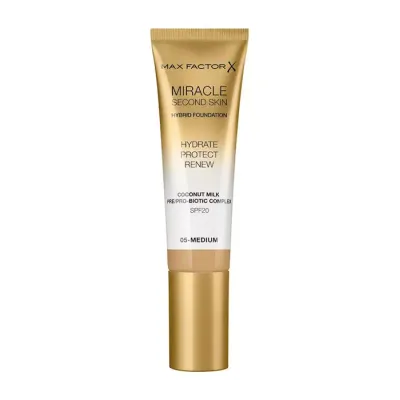 MAX FACTOR MIRACLE SECOND SKIN PODKŁAD 05 MEDIUM 30ML