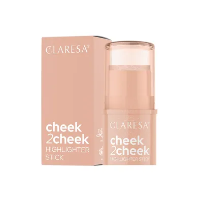 CLARESA CHEEK2CHEEK KREMOWY ROZŚWIETLACZ W SZTYFCIE 01 PEARL SHINE 5,5G