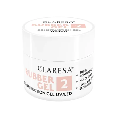 CLARESA RUBBER GEL ŻEL BUDUJĄCY UV/LED 2 45