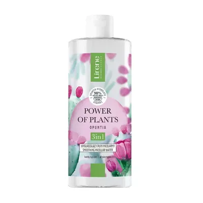 LIRENE POWER OF PLANTS OPUNTIA WYGŁADZAJĄCY PŁYN MICELARNY 3W1 400ML