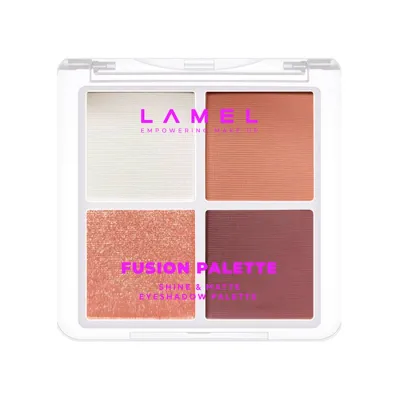 LAMEL COSMETICS FUSION PALETKA CIENI DO POWIEK 401 KWARC 7G