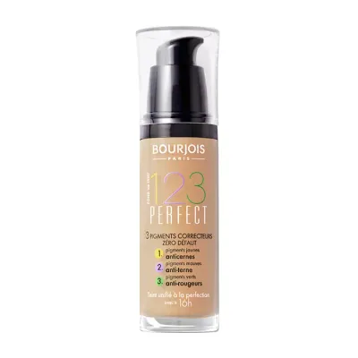 BOURJOIS 123 PERFECT FOUND. PODKŁAD 53 LIGHT BEIGE