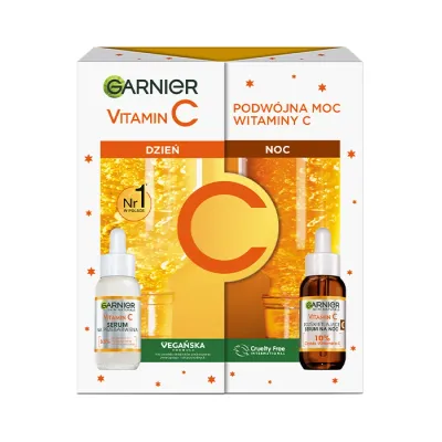 GARNIER VITAMIN C ZESTAW PREZENTOWY SERUM NA DZIEŃ + NA NOC