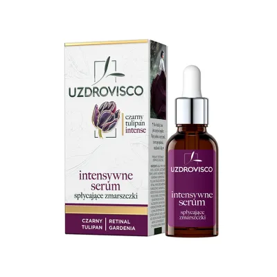 UZDROVISCO CZARNY TULIPAN INTENSE INTENSYWNE SERUM SPŁYCAJĄCE ZMARSZCZKI 30ML