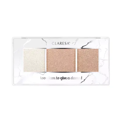 CLARESA TOO GLAM TO GIVE A DAMN PALETA ROZŚWIETLACZY 11 ROSY GLOW 12,5G