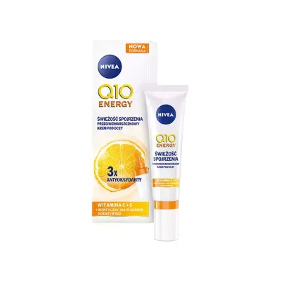 NIVEA Q10 ENERGY KREM POD OCZY PRZECIWZMARSZCZKOWY ŚWIEŻOŚĆ SPOJRZENIA 15ML