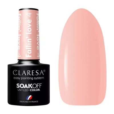 CLARESA SOAK OFF LAKIER HYBRYDOWY FALLIN' LOVE 4 5G