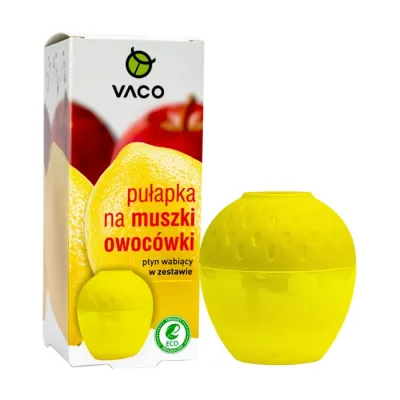 VACO PUŁAPKA NA MUSZKI OWOCÓWKI Z PŁYNEM WABIĄCYM CYTRYNA 15ML