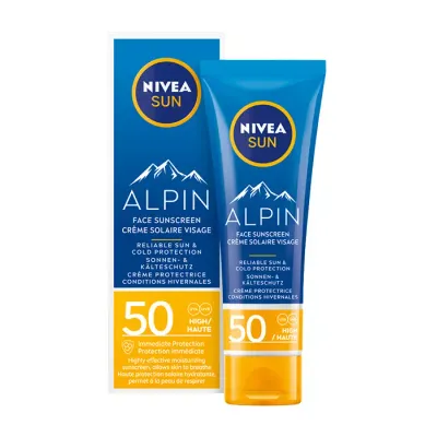 NIVEA SUN ALPIN KREM DO TWARZY Z WYSOKĄ OCHRONĄ SPF 50 50ML