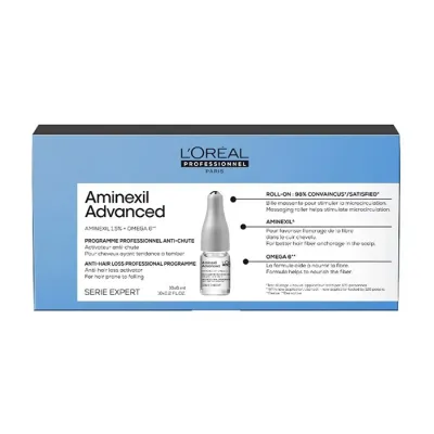 LOREAL PROFESSIONNEL SERIE EXPERT AMINEXIL ADVANCED KURACJA ZAGĘSZCZAJĄCA WŁOSY 10X6 ML