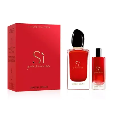 GIORGIO ARMANI SI PASSIONE TRAVEL COLLECTION WODA PERFUMOWANA SPRAY 100ML + 15ML