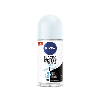 NIVEA BLACK&WHITE INVISIBLE PURE ANTYPERSPIRANT W KULCE