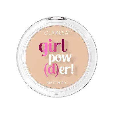 CLARESA GIRL POW(D)ER PUDER DO TWARZY 01 TRANSLUCENT 12G