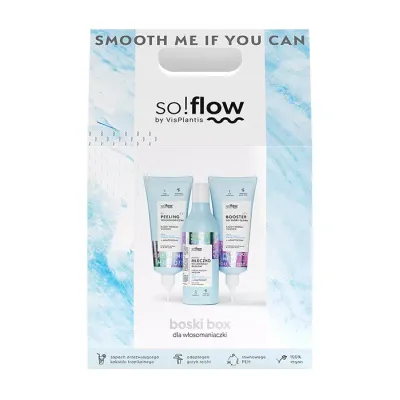 SO!FLOW SMOOTH ME IF YOU CAN ZESTAW KOSMETYKÓW DO PIELĘGNACJI SKÓRY GŁOWY 100ML + 100ML + 150ML