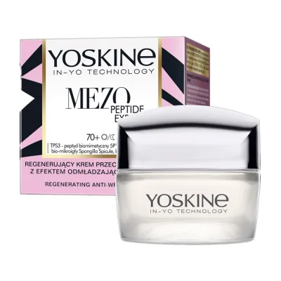 YOSKINE MEZO PEPTIDE EXPERT REGENERUJĄCY KREM PRZECIWZMARSZCZKOWY NA DZIEŃ I NA NOC 70+ 50ML