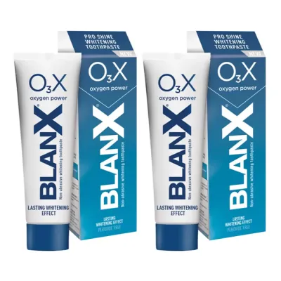 BLANX O3X OXYGEN POWER WYBIELAJĄCA PASTA DO ZĘBÓW 2x75ML