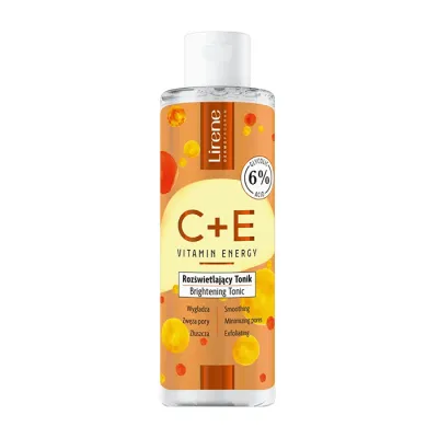 Lirene C+E Vitamin Energy rozświetlający tonik do twarzy 145ml