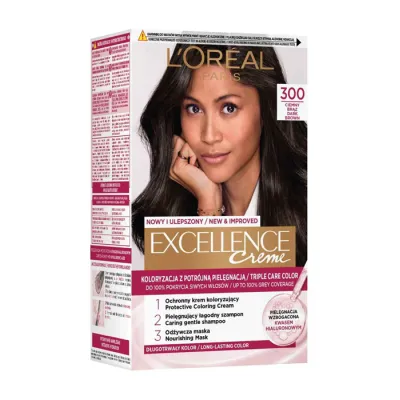 LOREAL EXCELLENCE CREME 3 CIEMNY BRĄZ