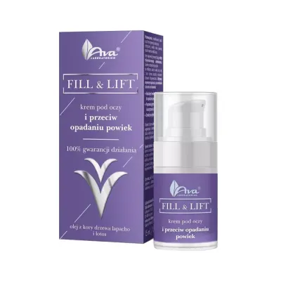 AVA FILL & LIFT KREM POD OCZY I PRZECIW OPADANIU POWIEK 15ML