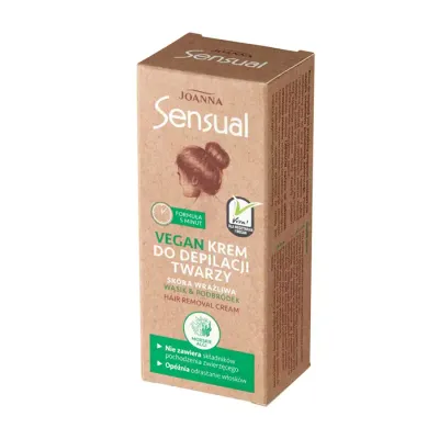 JOANNA SENSUAL VEGAN KREM DO DEPILACJI TWARZY 20G