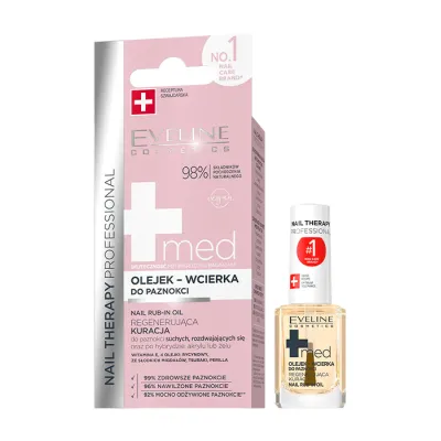 EVELINE MED+ OLEJEK-WCIERKA DO PAZNOKCI 12ML